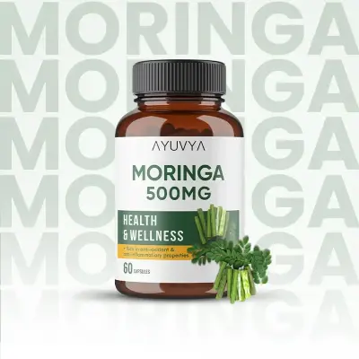 Ayuvya|MORINGA CAPSULES|500 MG|60 Capsules