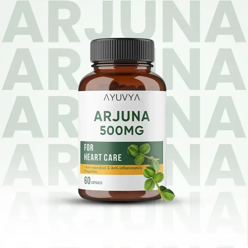 Ayuvya|ARJUNA CAPSULES|500 MG|60 Capsules
