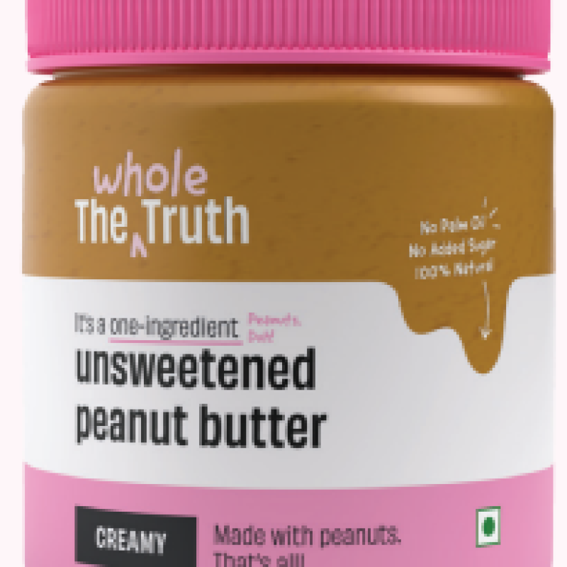 Creamy Peanut Butter - 100% Natural, No Added Sugar, No Palm Oil, No Preservatives | Rich in Protein | Smooth Spread