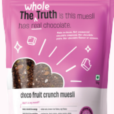 Choco Fruit Crunch - No Added Sugar | Dark Chocolate, Nuts & Dried Fruit Cluster Cereal | Healthy Breakfast & Snack