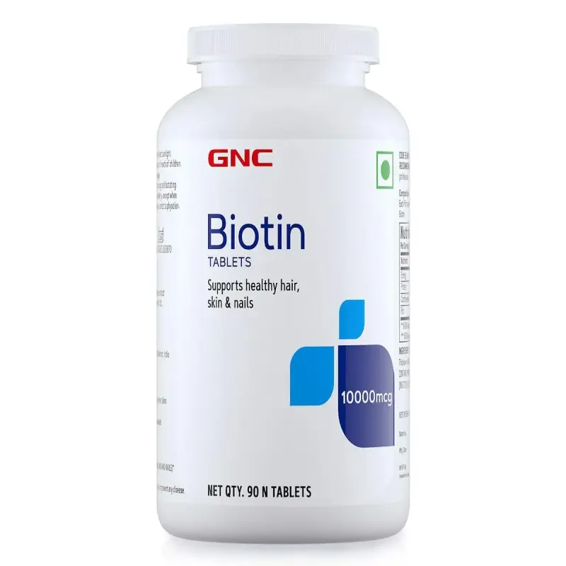GNC| GNC BIOTIN  10,000 MCG|90N Tablet