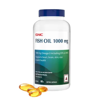 GNC| GNC 1000 MG  FISH BODY OIL|180 Capsule
