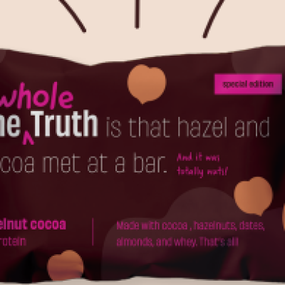 Hazelnut Cocoa Protein Bar - Gourmet Clean Snack | 15g Protein | Vegan | No Sugar