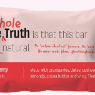 Cranberry Protein Bar - Tart & Sweet | 15g Plant Protein | Vegan | Zero Added Sugar