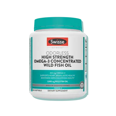 SWISSE|ODOURLESS WILD  FISH OIL 1500mg|90N