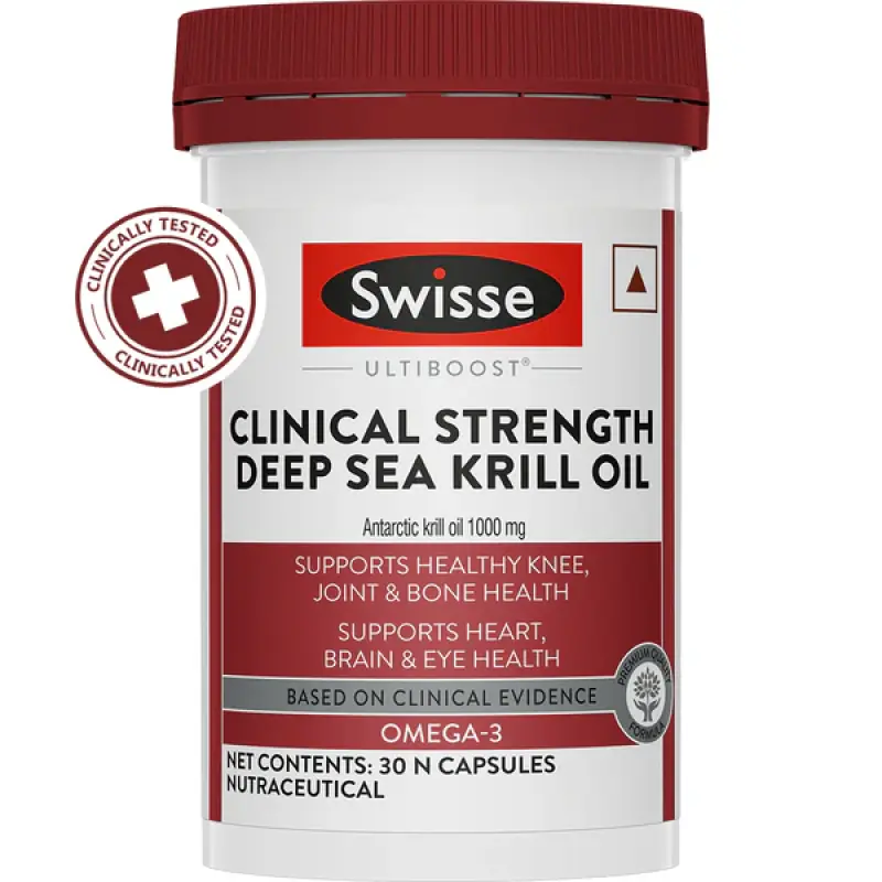 SWISSE| CLINICAL STRENGTH  DEEP SEA KRILL OIL|30N