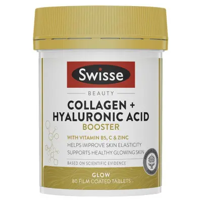SWISSE| COLLAGEN+  HYALURONIC ACID|30N Tablets