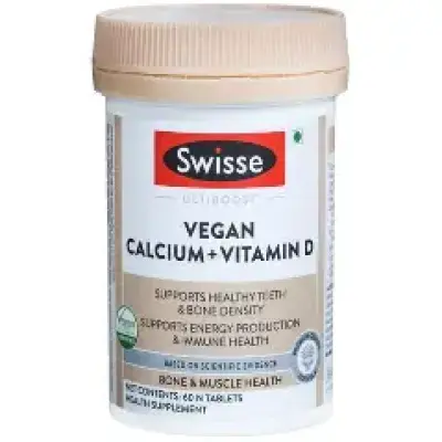SWISSE| VEGAN CALCIUM + VITAMIN D|60N